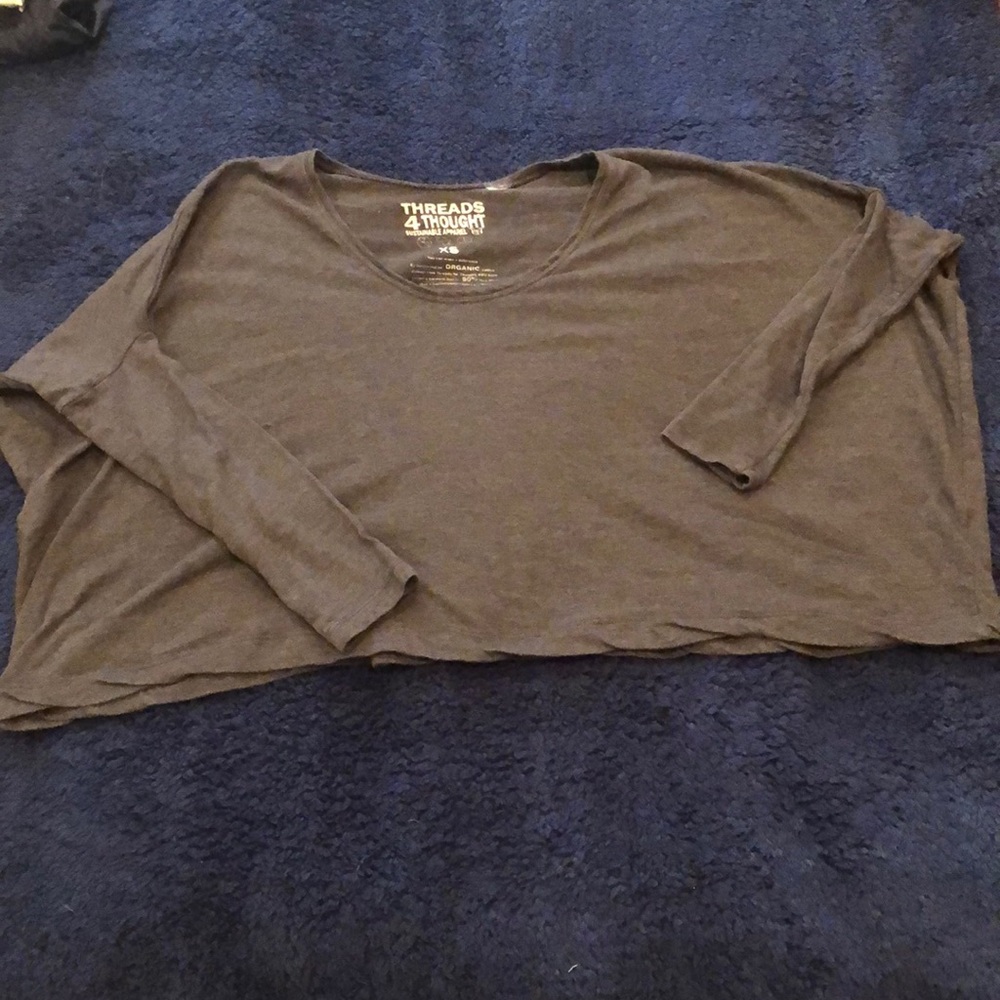 Boxy grey long sleeve